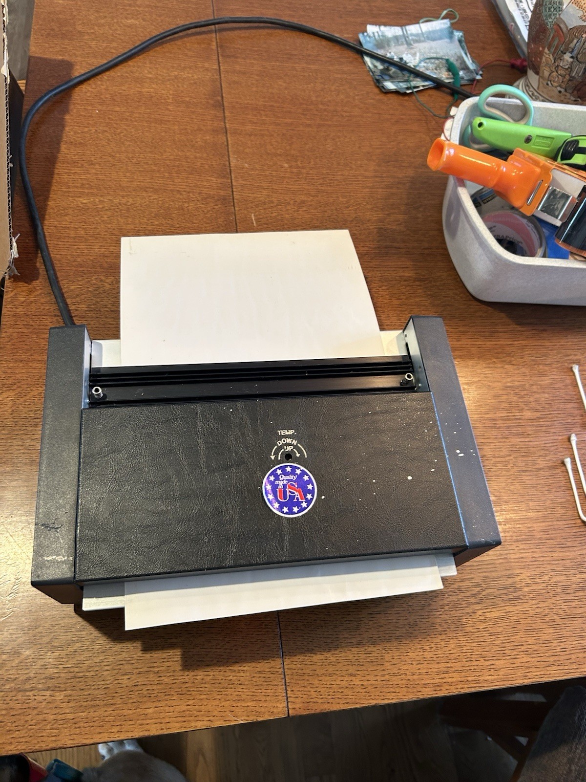 TLC Heavy Duty Laminator Model 6000 w/ 9”x 14.5” Pouches