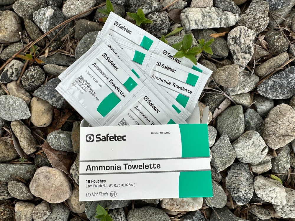 Ammonia Inhalants Towelette 10/pkg #62022