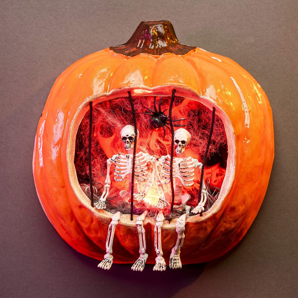 Joyin Pumpkin Wall Decor w/Light 2 Pack , Plastic