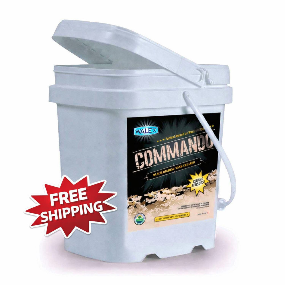 Walex Commando Black Tank Cleaner 40-Pack Overnight Deep Clean