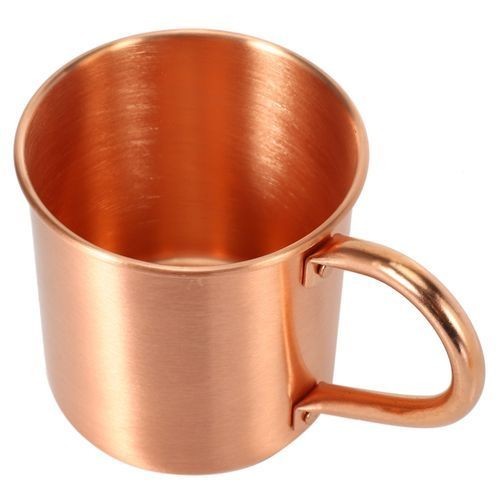 100% Solid Copper Mug | Pure Copper Drinkware Mugs |Moscow Mule Cup Barware Gift