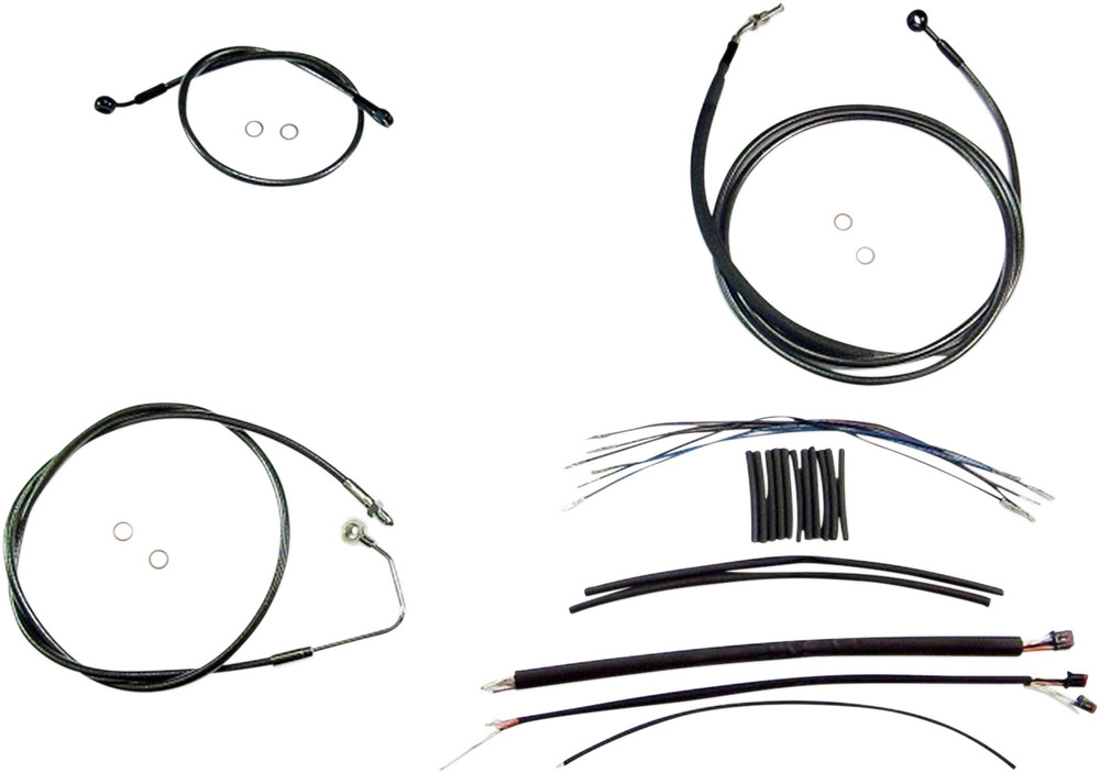 MAGNUM SHIELDING Black Pearl™ Upper Handlebar Installation Kit - For 12"-14" -