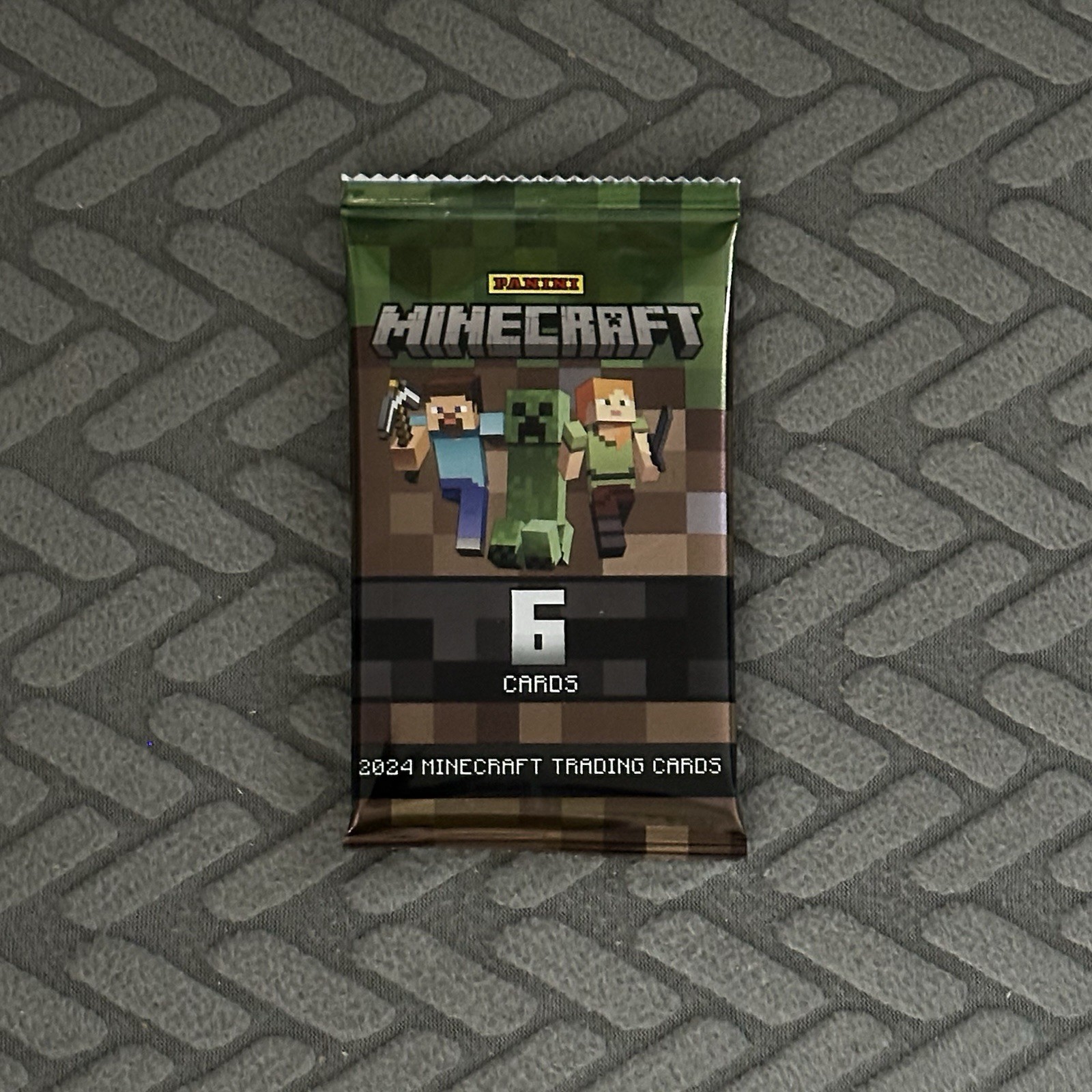 (1) 2024 Panini Minecraft Trading Cards Factory Sealed Retail Pack