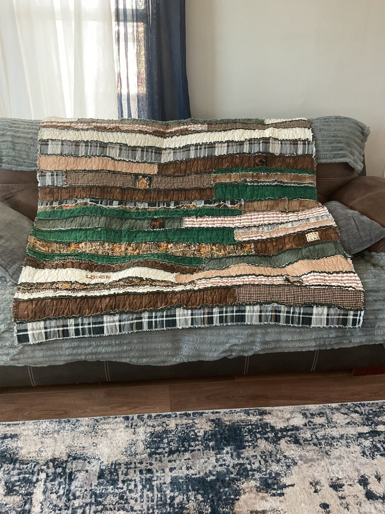 Rag Quilt Handmade You Choose Colors