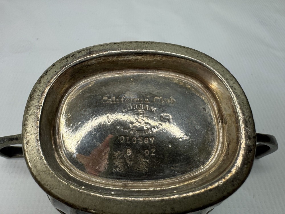 Vintage Gorham Silver Soldered Sugar Bowl