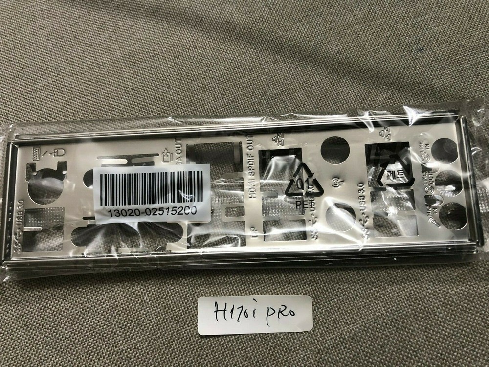 ASUS H170I PRO  IO SHIELD BACK PLATE    , ORIGINAL