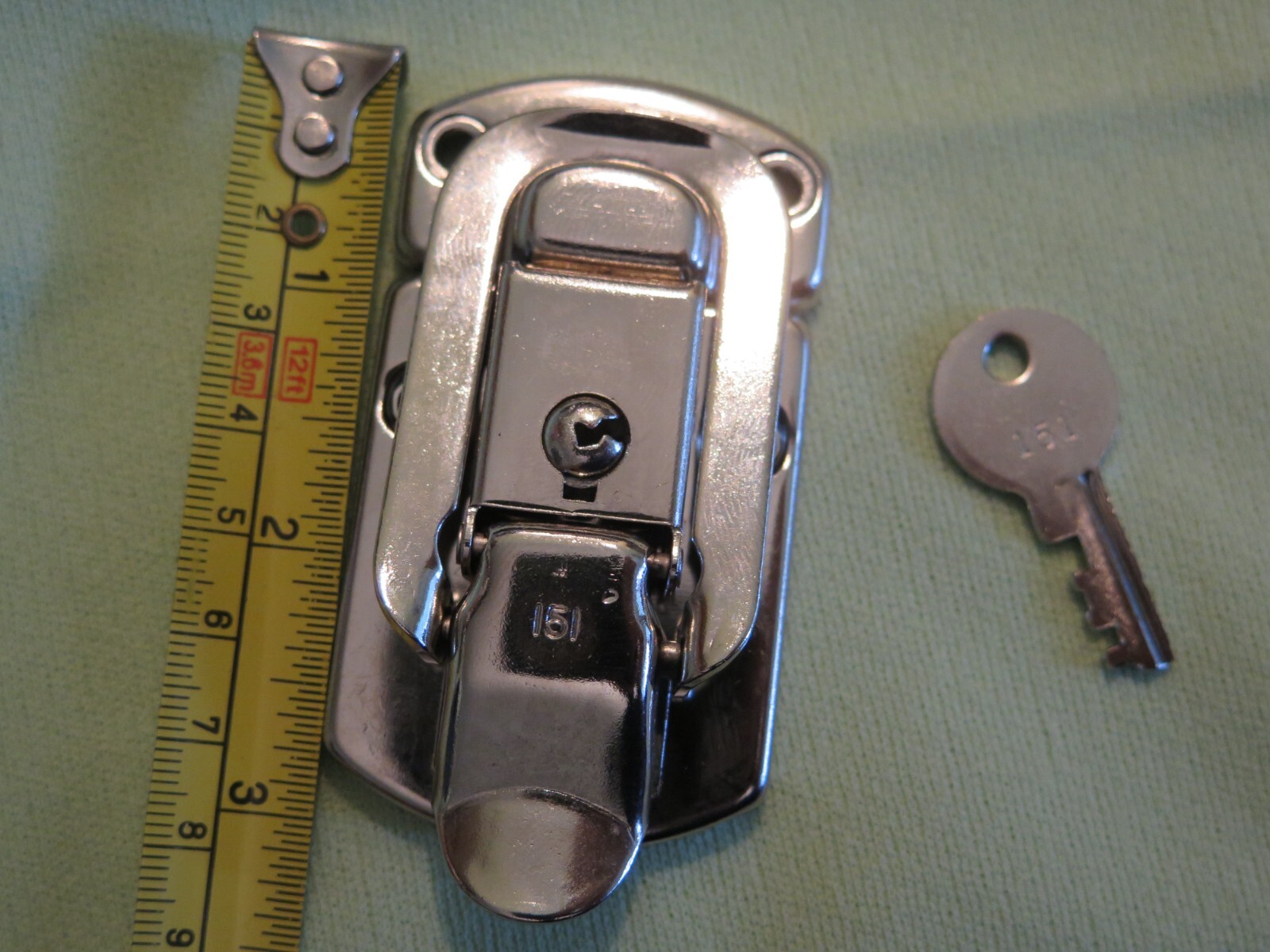 Vintage NOS 3" USA Excelsior latch for tool box Remline Gerstner machinist chest