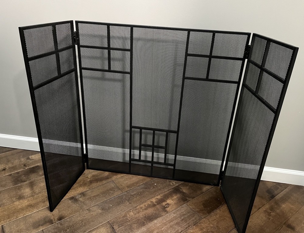 Frank Lloyd Wright Collection Fireplace Screen Stewart Residence Never Used