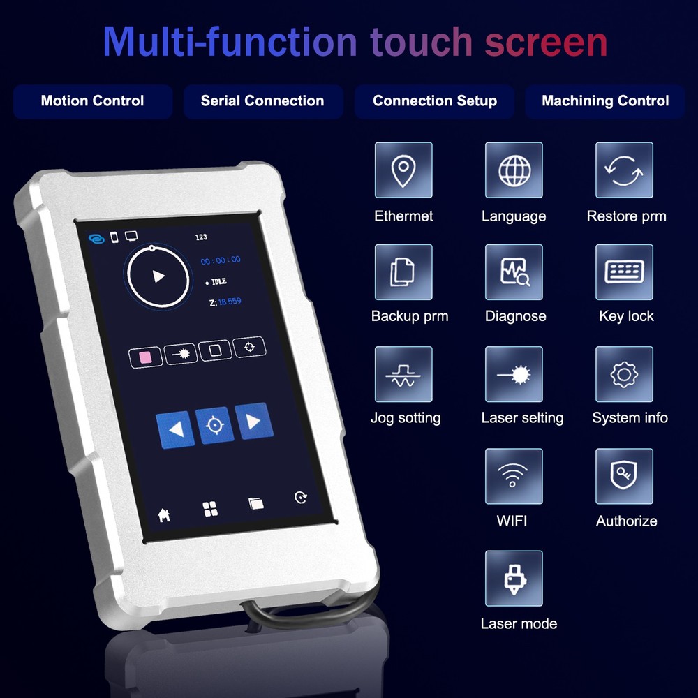 CRS 5W Flight UV Laser Marking Machine & Industrial Camera Visual Position US