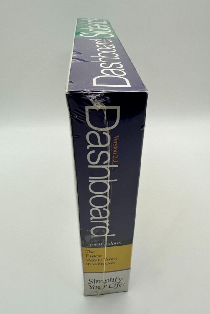 Borland 1994 PC Software Simplify Double Pack Dashboard v2.0 Sidekick NIB