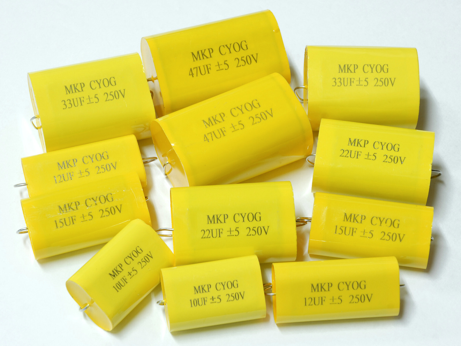 MKP Capacitor 0.68-47uf ±5% 250V - Audio Grade - Speaker Crossover Film Cap