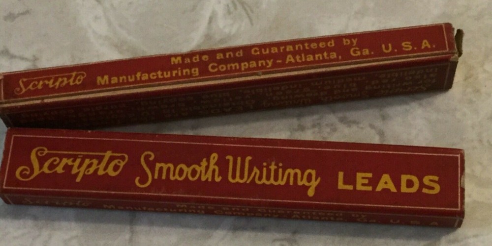 Scripto Smooth Writing Leads Finest Writing Drawing U.S.A. Blue & Red No. 132