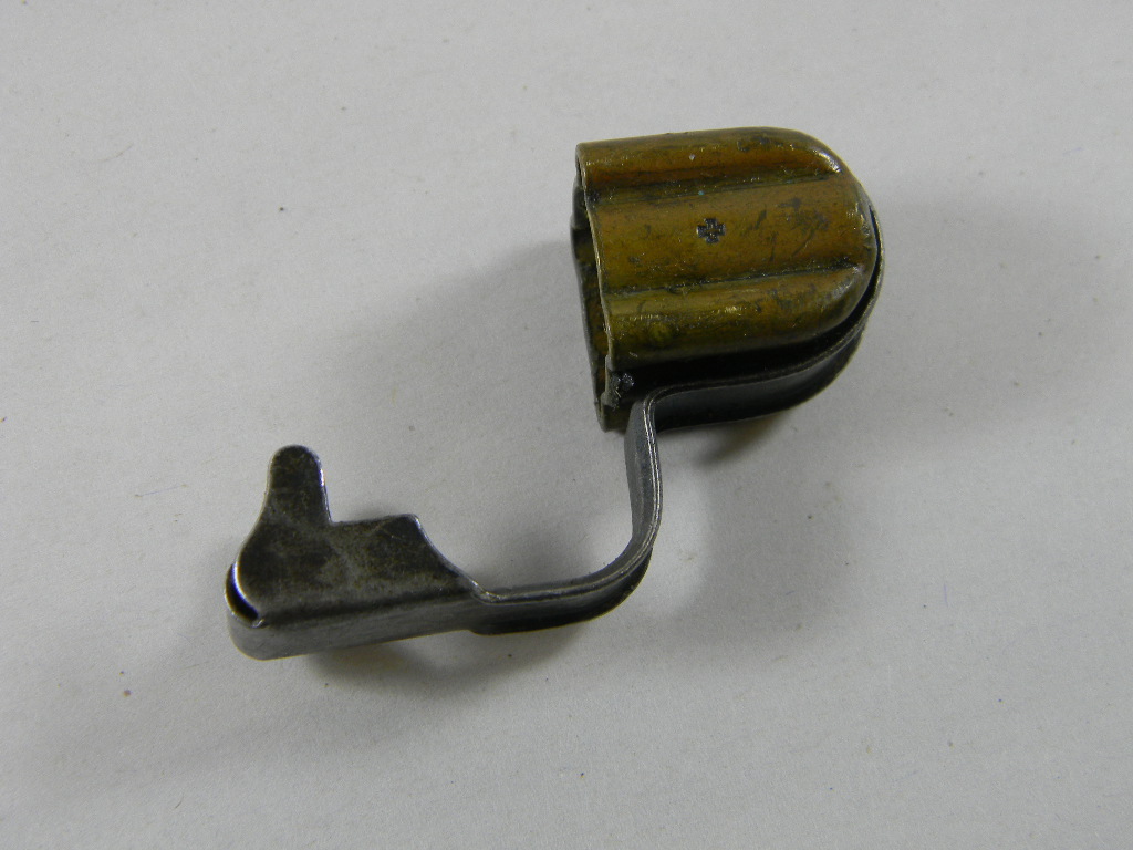 K31 SCHMIDT RUBIN RIFLE BRASS MUZZLE COVER.