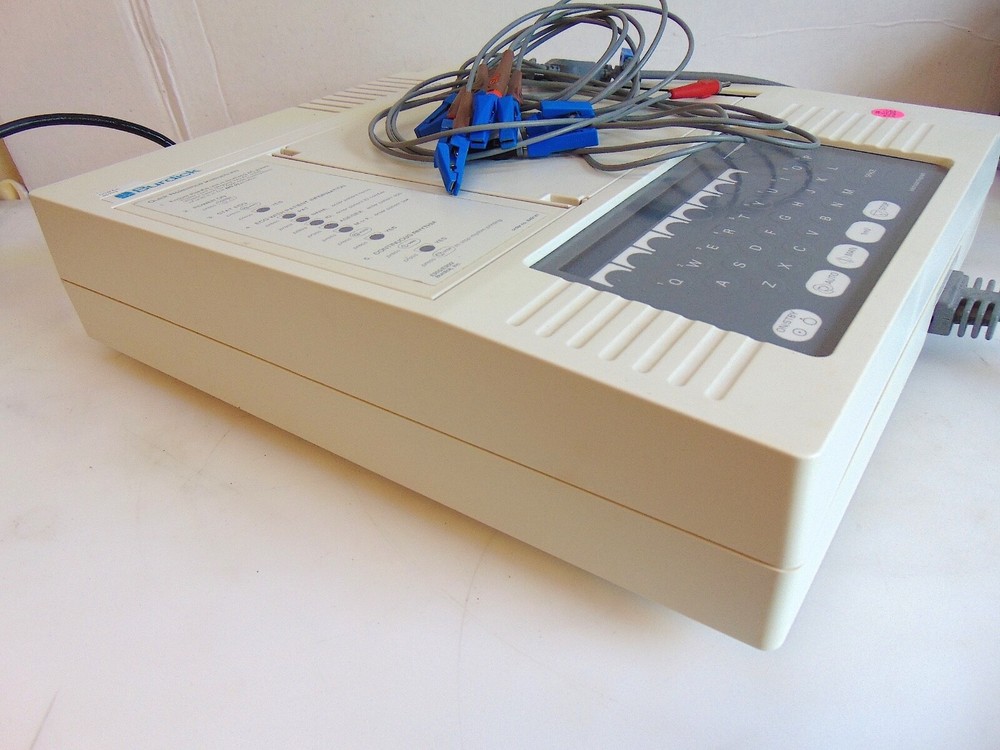 Burdick E350i Interperative Electrocardiograph ECK EKG Machine With Leads S5791x