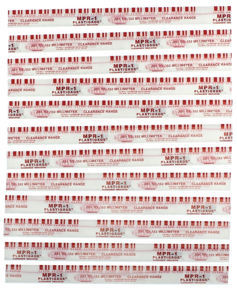 Clevite for Plastigage Red Plastigage - 12 Pack