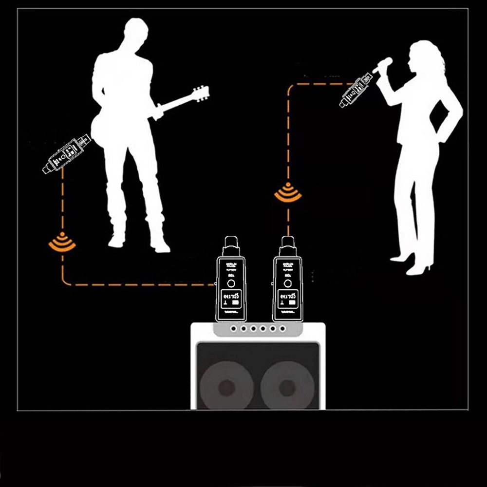 U3 Charging System Transmitter Bluetooth Receiver for Dynamic Microphone