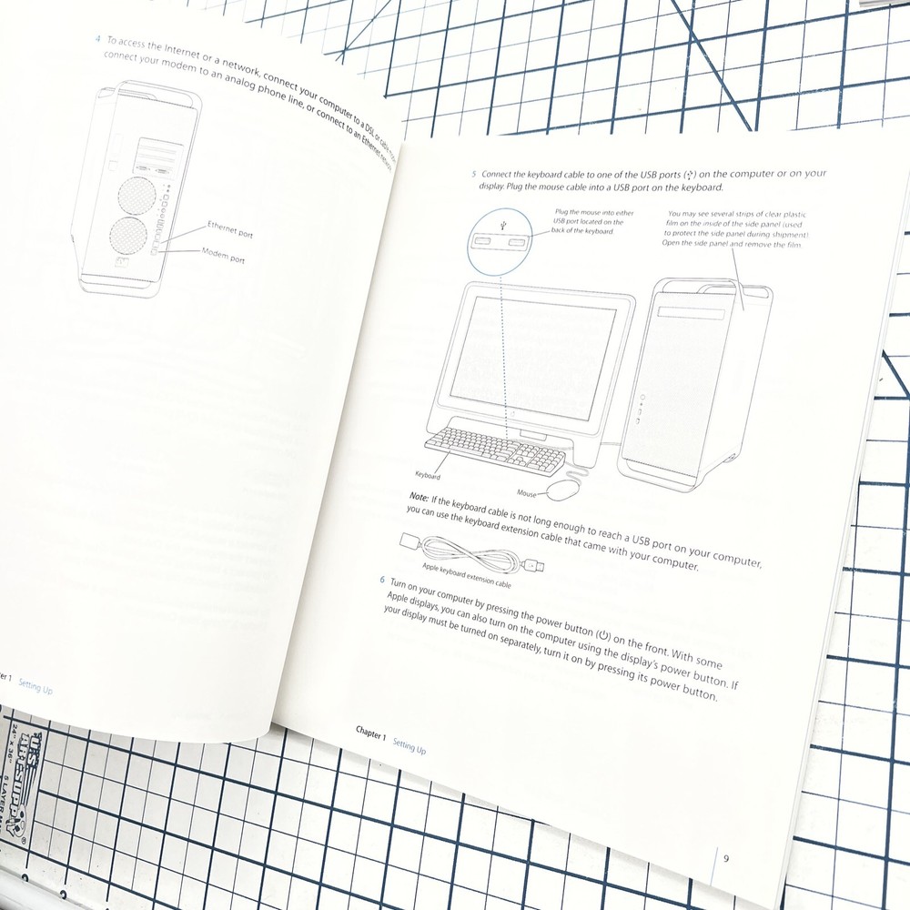 (2) Apple Computer Manuals PowerBook G4 Getting Started Power Mac G5 User Guide