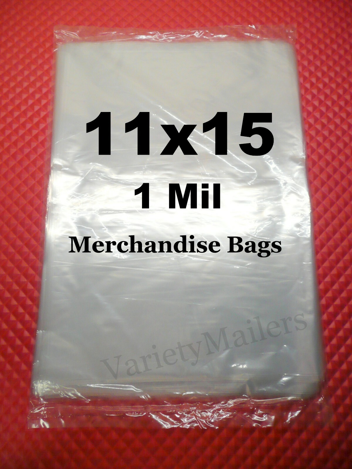 200 Merchandise Bag Combo 9x12 & 11x15 Clear 1 Mil Plastic Apparel Bags