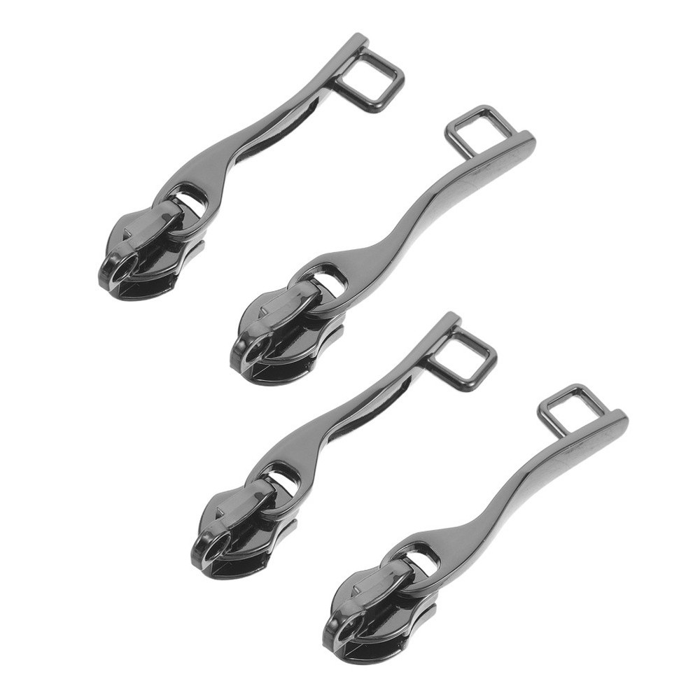 4 PCS Explosion-proof Combination Lock Zipper Double Layer Slider