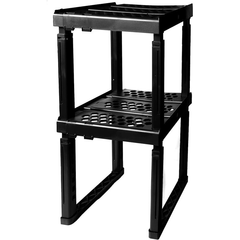 Adjustable Locker Shelf Stackable Durable Easy Assembly Organizer New