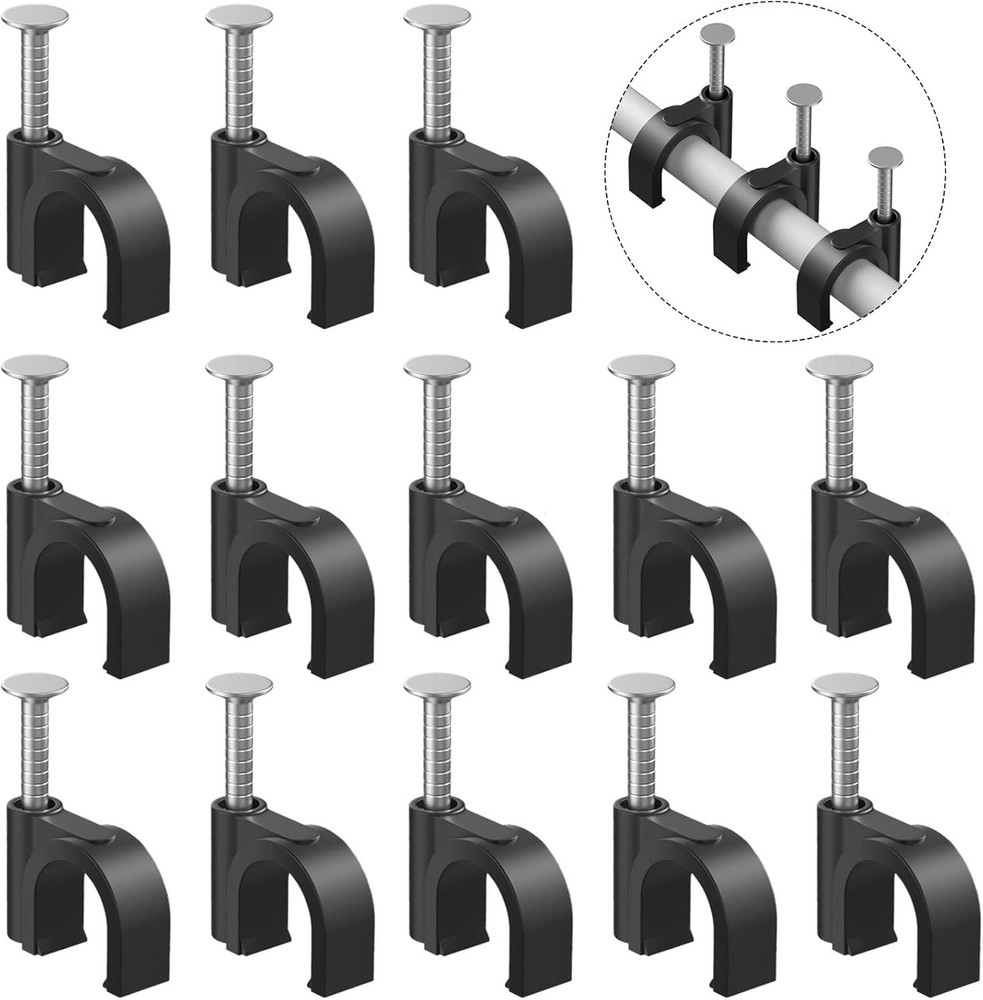 Plastic Cable Clps Nail in Cable Clips 10mm Cable Wire Clips