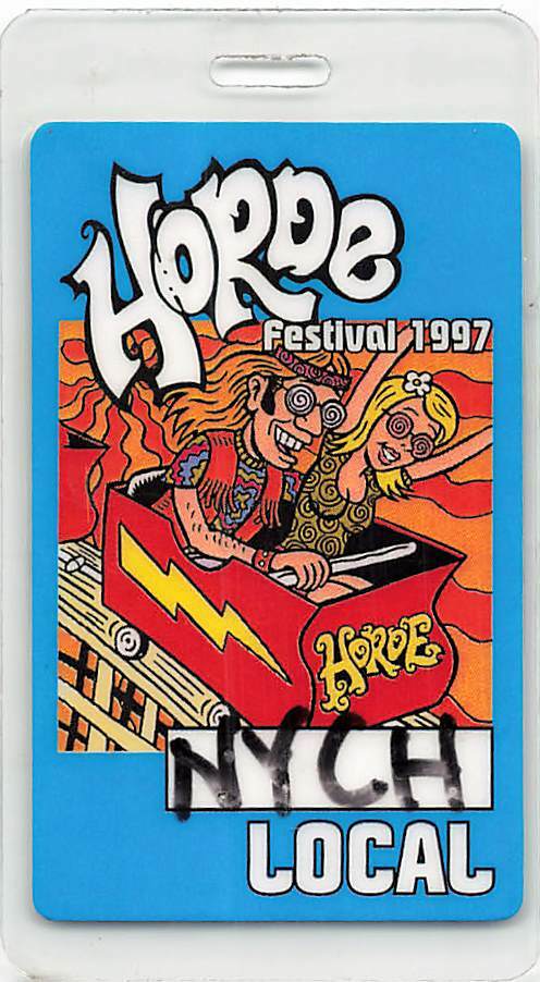 Neil Young & Crazy Horse Backstage Pass 1997 Blue Local Laminate Variant