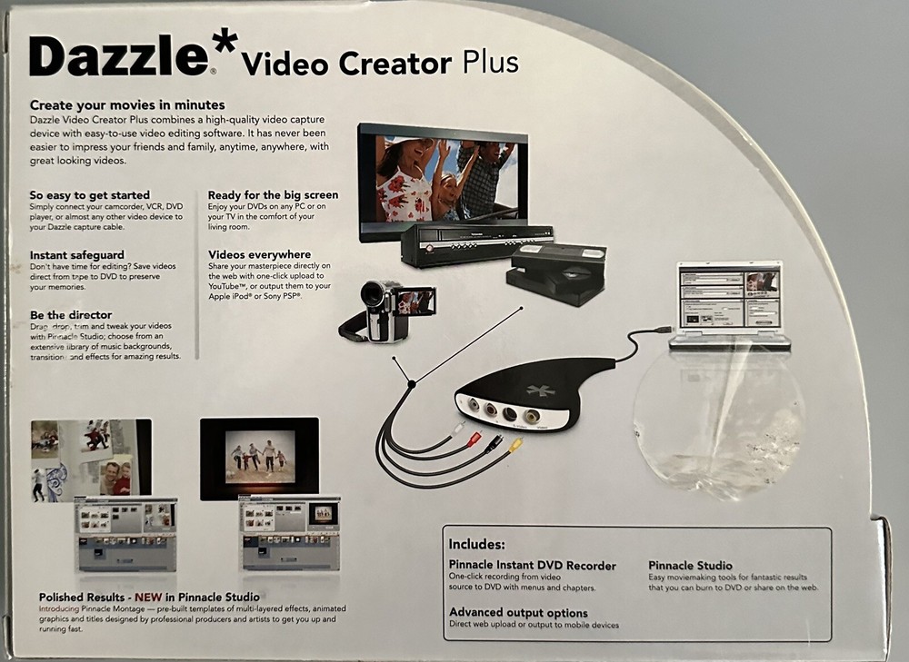 Dazzle Video Creator Plus Covert And Enhance