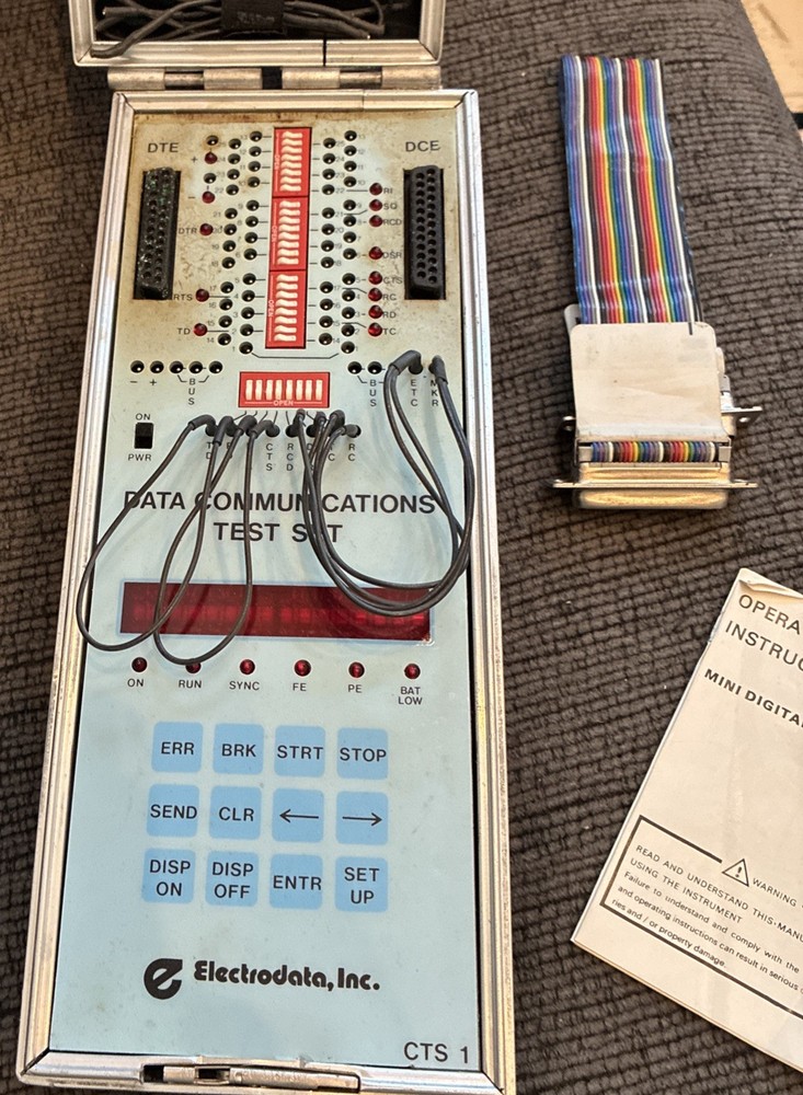 ElectroData Inc CTS 1 Data Communication Test Set Sold As Is No Idea If Works