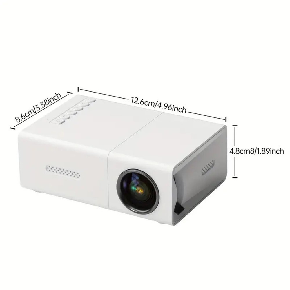 Mini Projector 1080P HD Multimedia Projector USB HD Multimedia Interface Support
