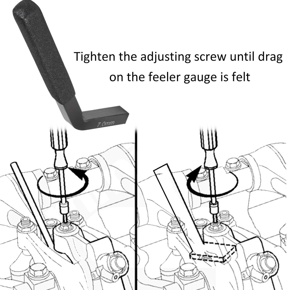 3163530 Engine Brake Adjustment Tools 7MM for Cummins ISX Engine