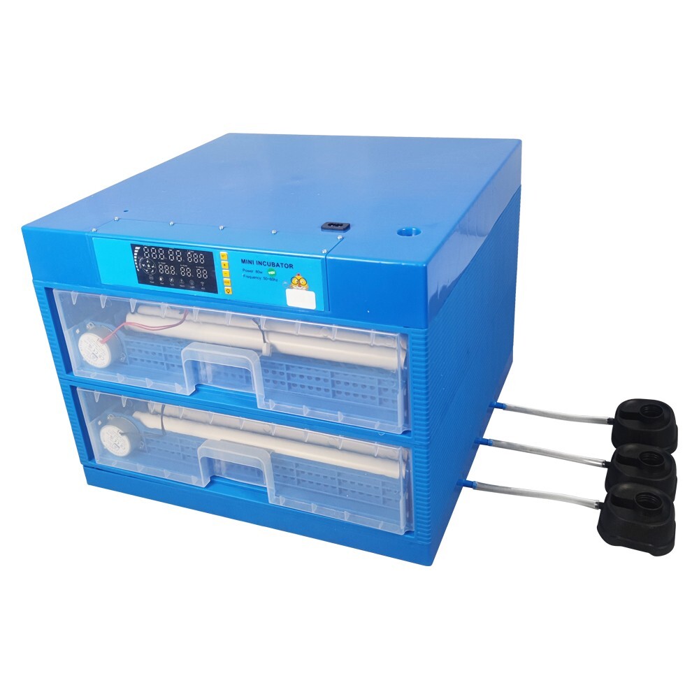 Egg Bird Incubator Automatic 128 Egg Turning Poultry Hatcher Breeder Drawer Type