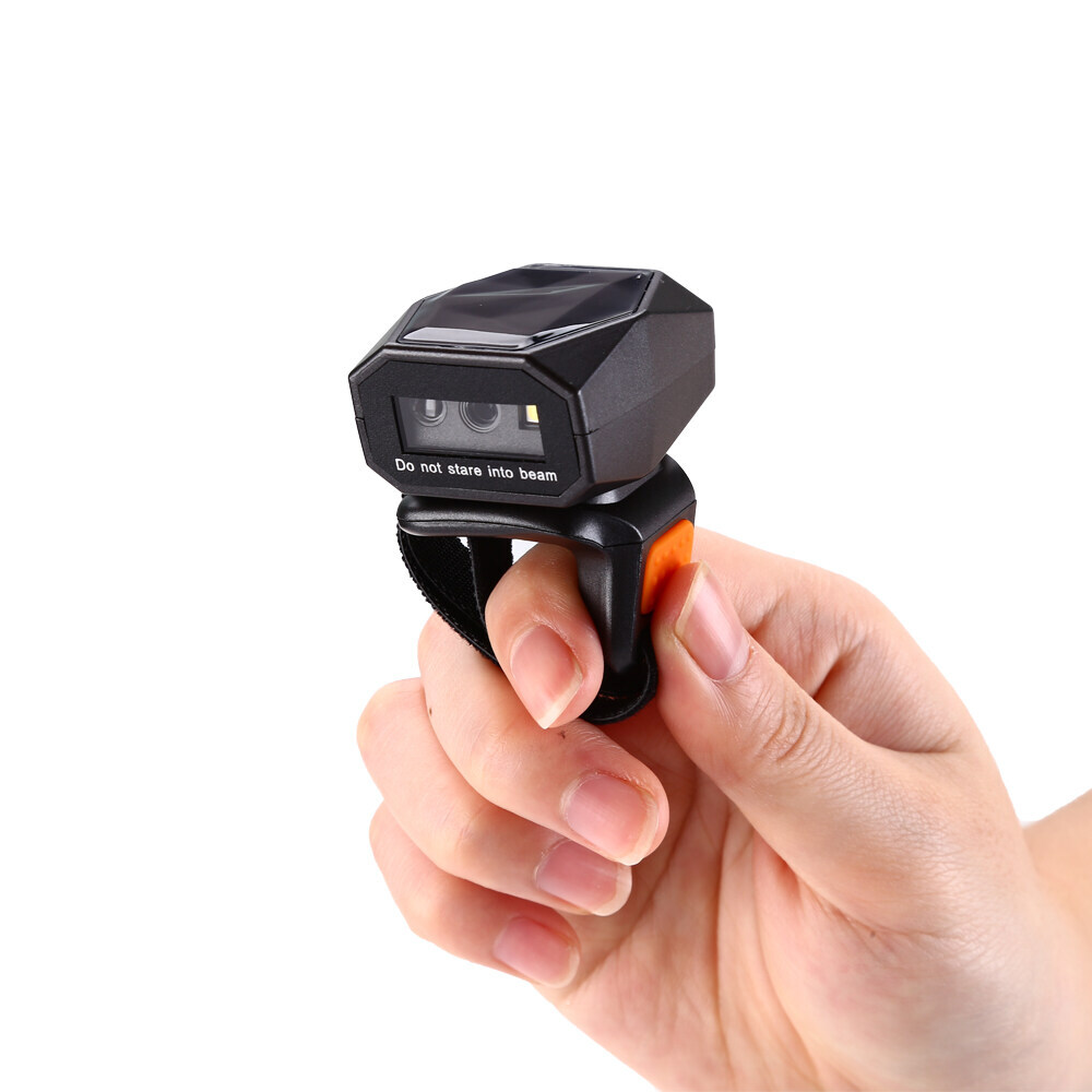 Eyoyo Mini 2D Barcode Scanner Wearable Ring Bluetooth Fnger Reader For iPhone PC