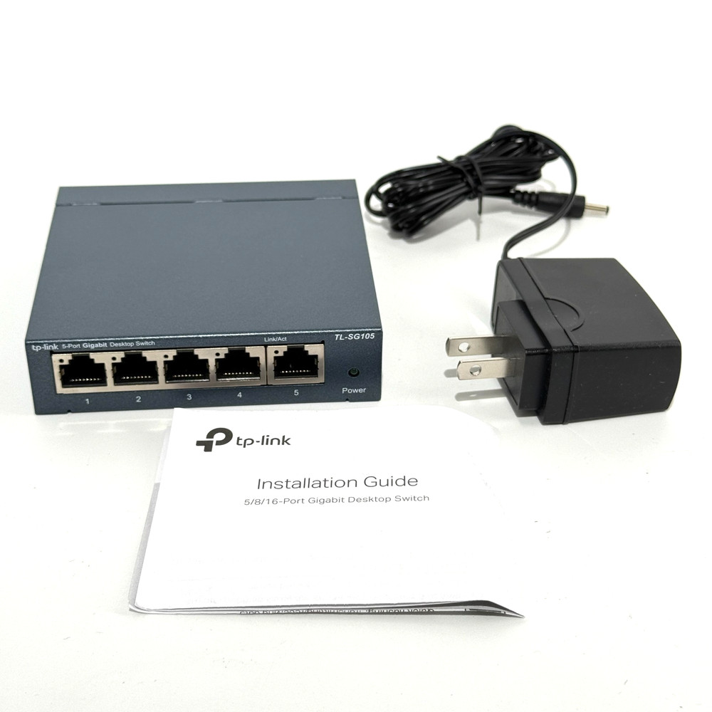 tp-link 5-Port Gigabit Desktop Switch (TL-SG105) Open Box