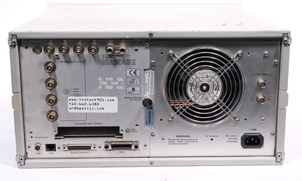 HP 4155B Semiconductor Parameter Analyzer SPA 4 SMU Bipolar 100V 10fA to 100mA