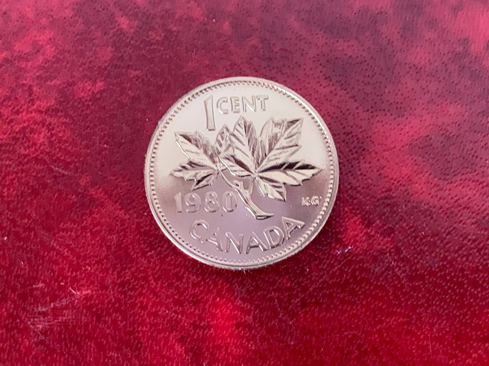 Canada 1 Cent 1980 Specimen Coin-Uncirculated