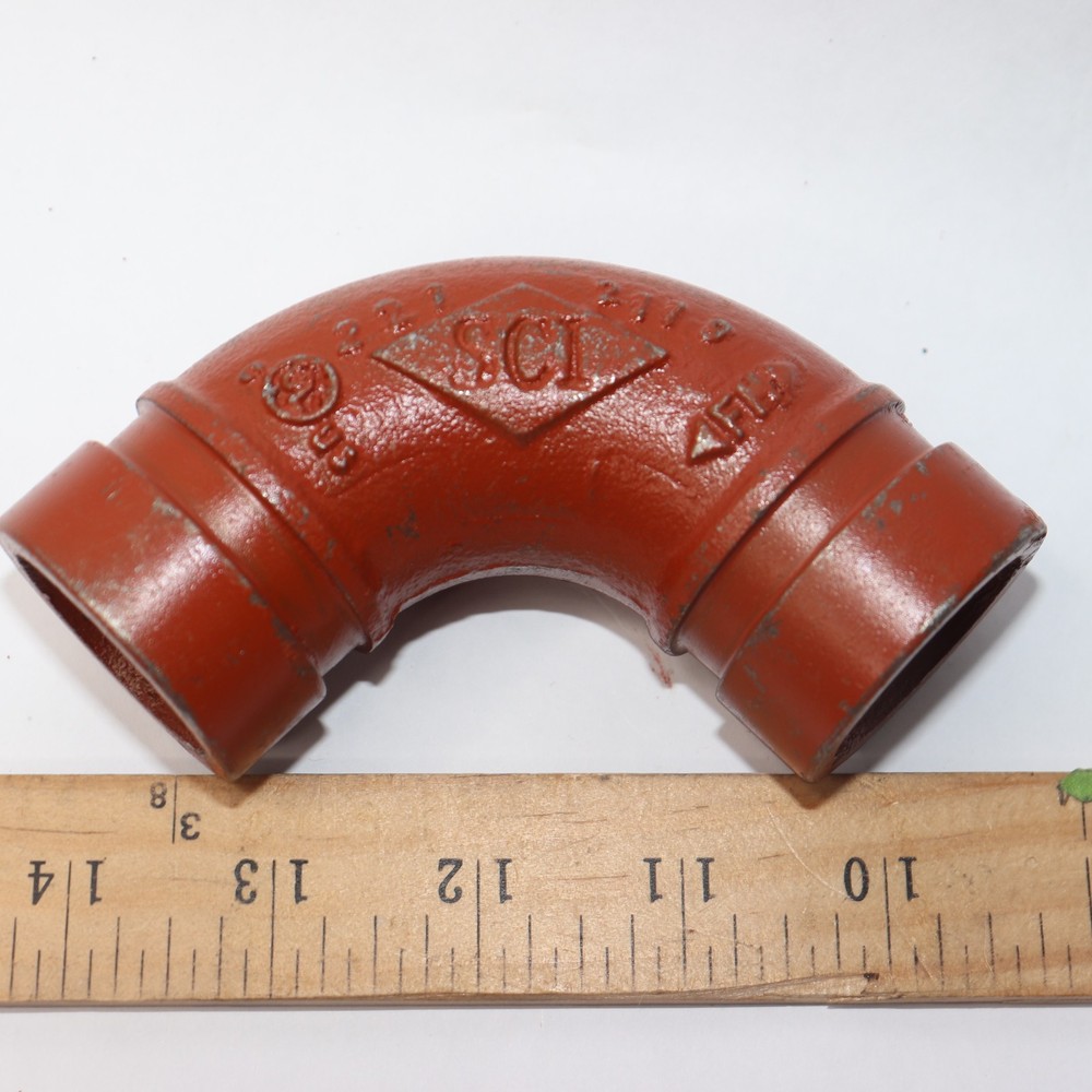 SCI 90 Degree Grooved Elbow 1-1/4" 65E
