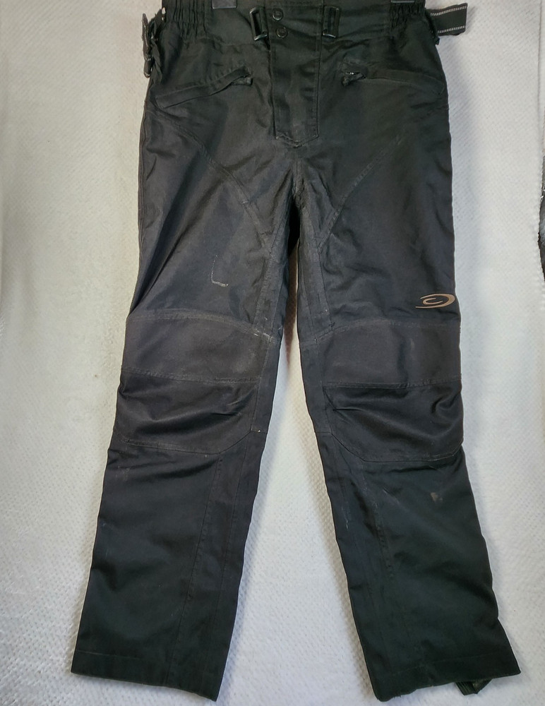 Crane Lined Textile Motorcycle Trousers Black - Size medium