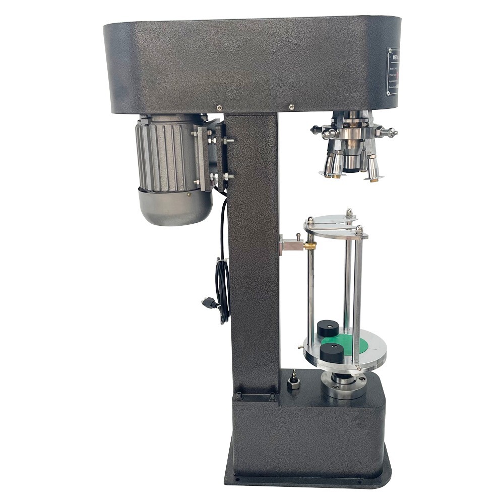 Semi-auto Capper Bottle Locking Machine Aluminum Cap Screw Capping Machine 110V