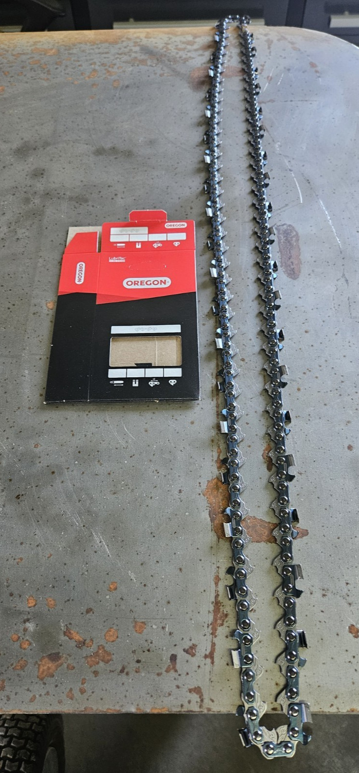 Oregon 72EXL084G Power cut 3/8" .050 84DL 24" Full Chisel Yellow Pro Chain