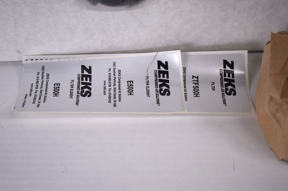 NEW Zeks E500H Replacement Filter Element, OEM, FREE SHIP