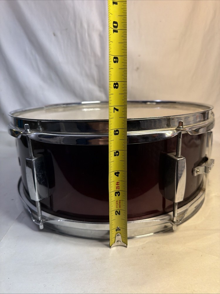 GP Dark Red Snare Drum 14 inch