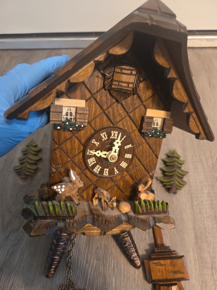 Anton Schneider Germany Cuckoo Clock Read Description