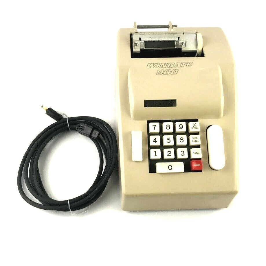 Wingate 900, Vintage Adding Machine Electric
