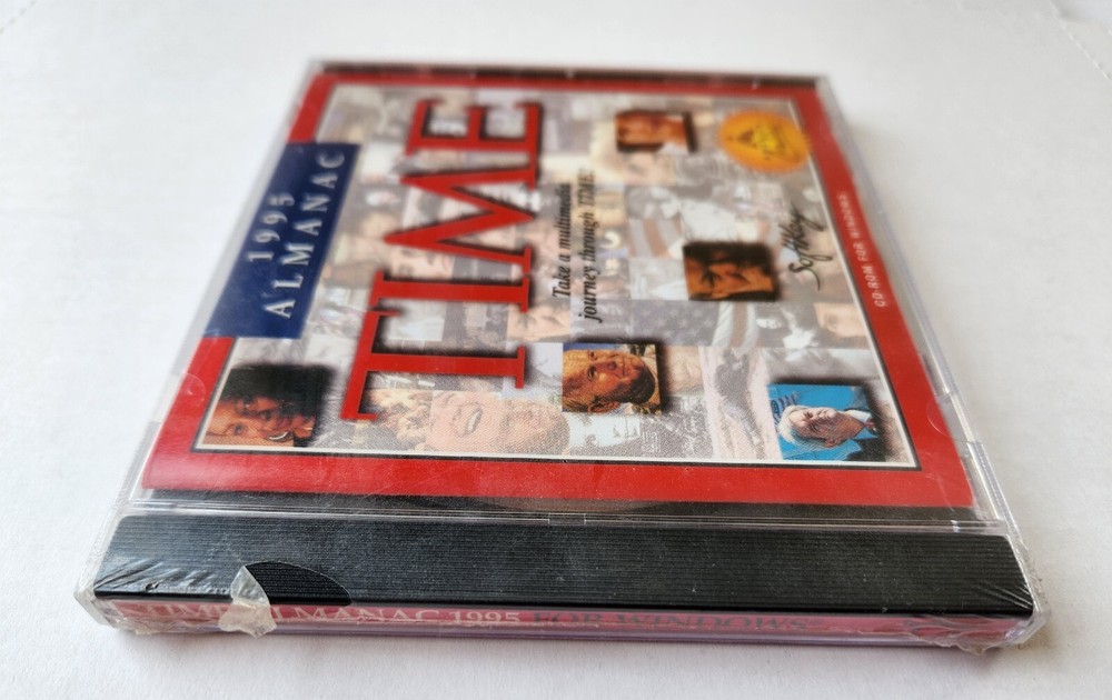 Time - 1995 Multimedia Almanac CD-ROM for Windows. Sealed.