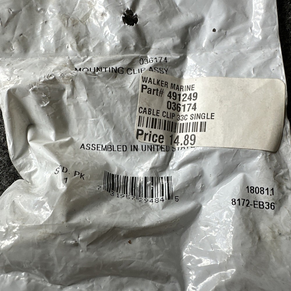 SeaStar Solutions 036174 Cable Hook Clip - Single