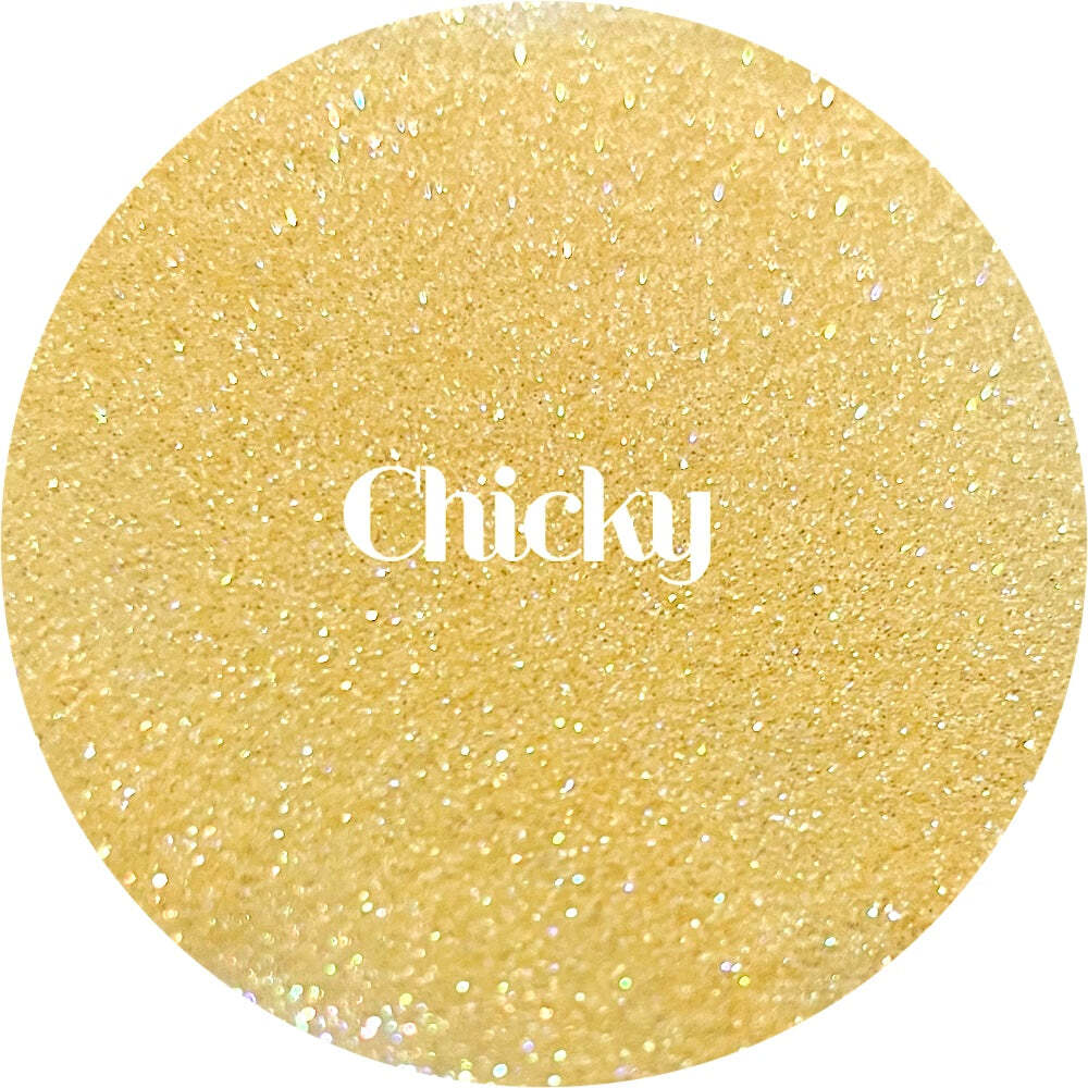 Premium Polyester Glitter - Pastel Yellow Iridescent