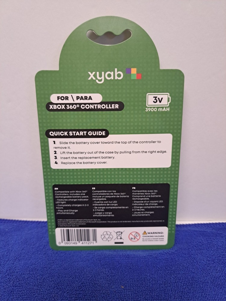 *NEW* Xbox 360 Wireless Controller Battery - 30 Hours - 3900mAH - Free Ship