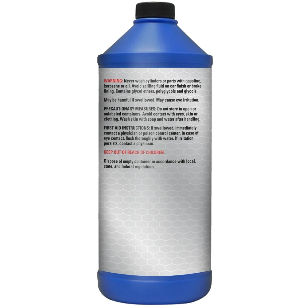 (6 pack) Super Tech DOT 3 Brake Fluid, 32 oz, Universal