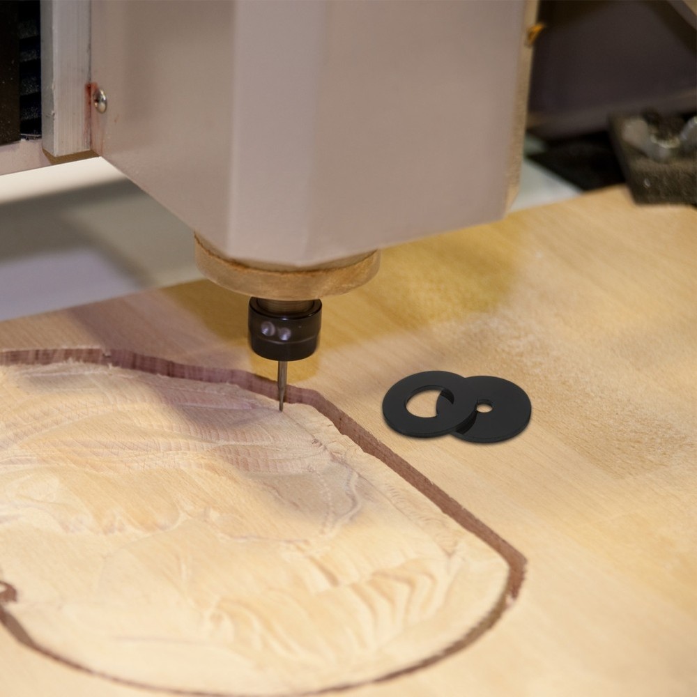 2 Pcs Router Table Insert Plate Trim Base Plates for Woodworking