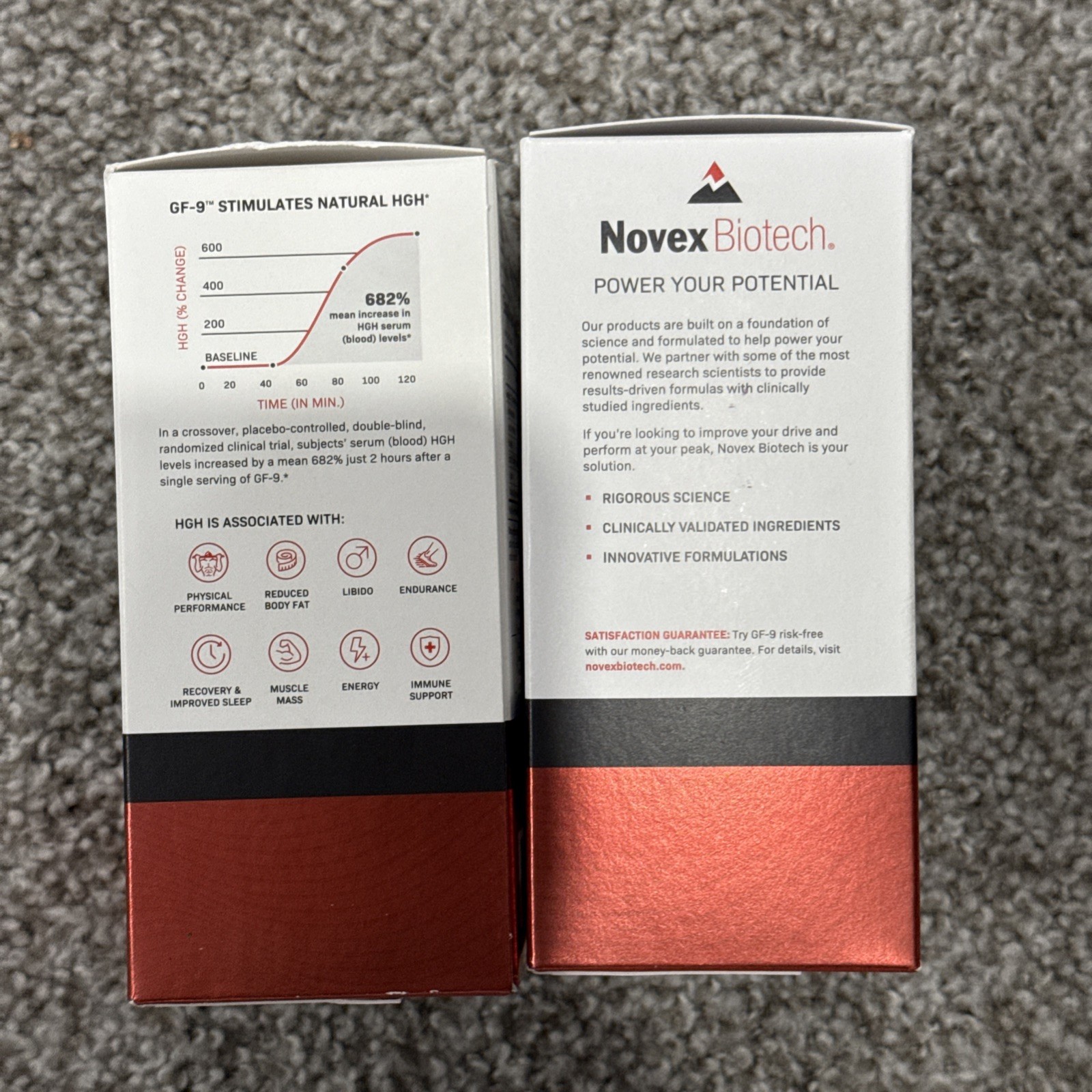 2X Novex Biotech GF-9 Growth Booster Supplement - 84 Capsules Exp 2027+